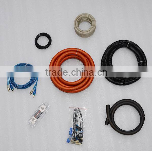 1/0 gauge Amplifier Installation Kit for car amplifier with trade assurance amplifier wiring kit