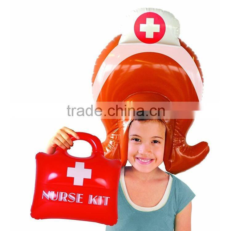 cute inflatable Halloween spider hairdo headwear for kids