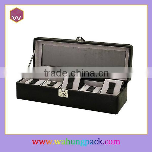 Transparent Lid Wooden 12 Slots Watch Display Box With WH-3686