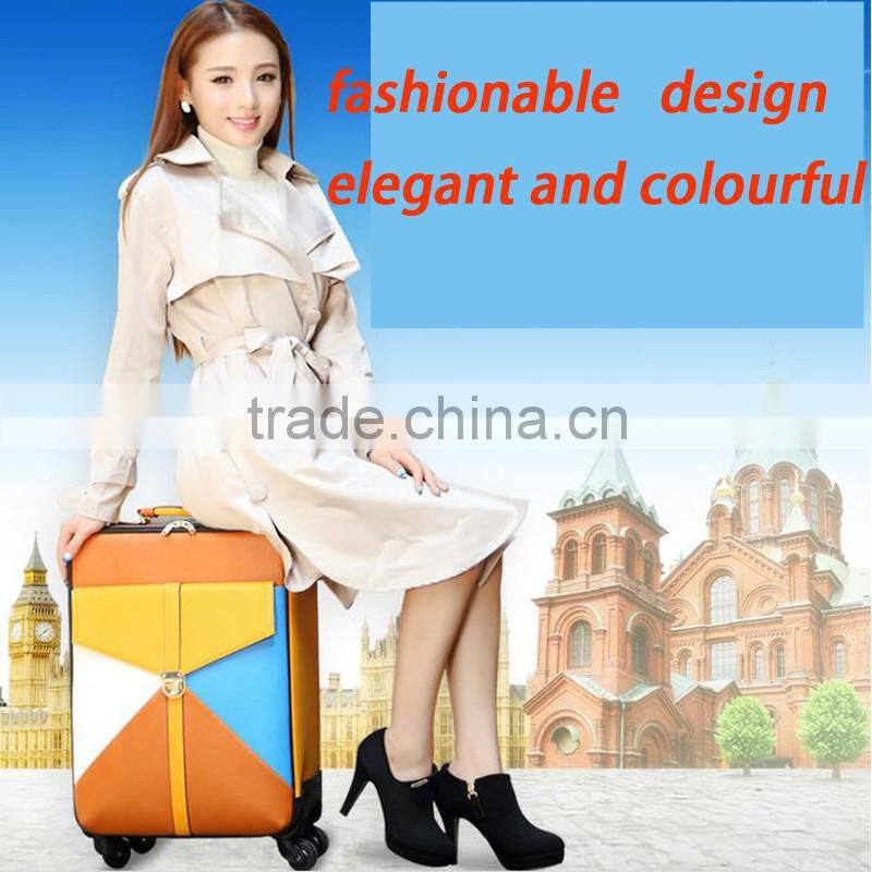 PU Leather Trolley Luggage Case Padlock For Luggage