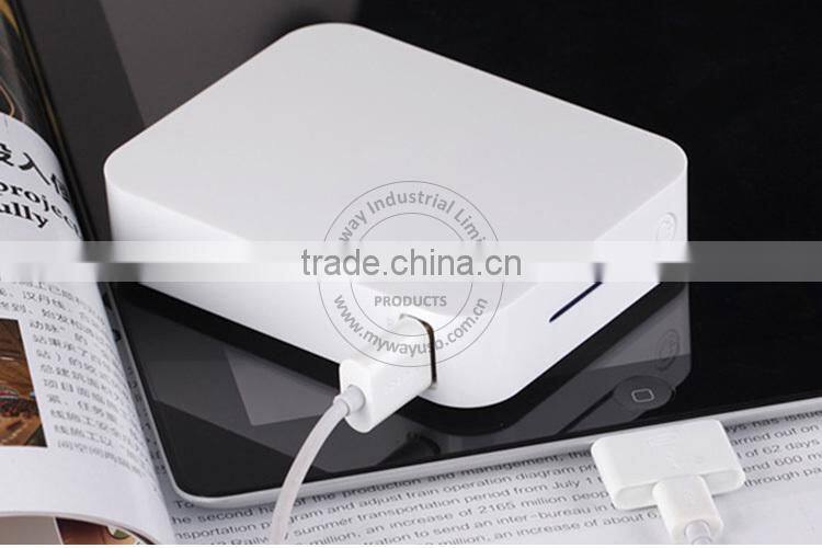 2015 promotional gift magic portable mobile phone charger smart power bank mobile charger for iphone , ipad