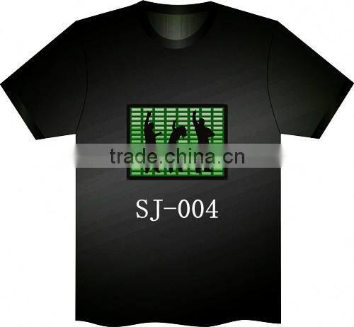 Sound Activated Hip hop Led T-shirt