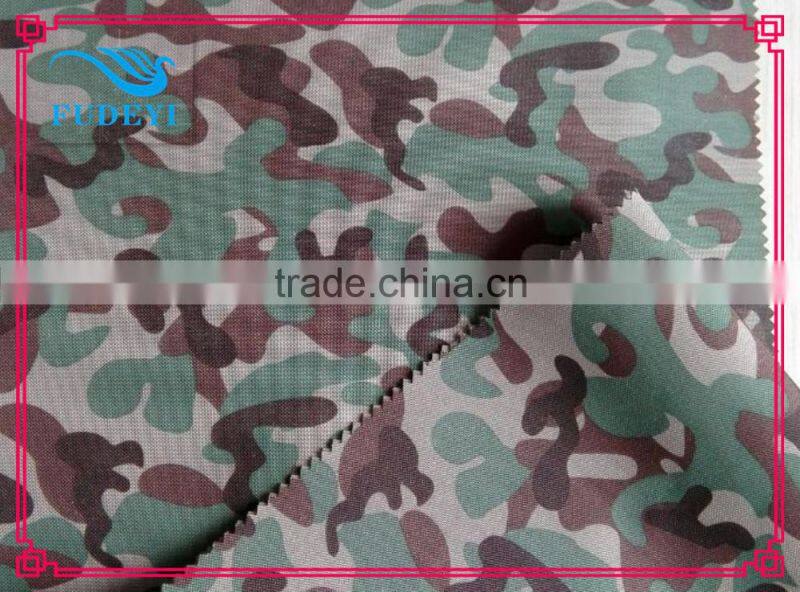 wholesale cheap 100% polyester oxford waterproof military camouflage fabric for bag