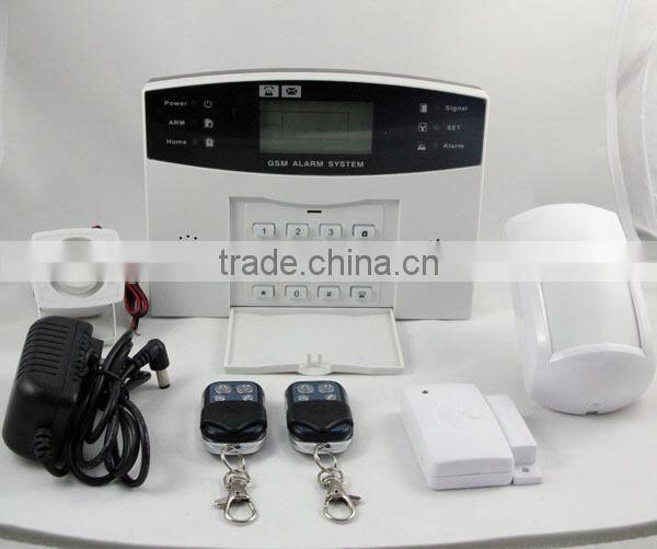Dual Network Intelligent Security control panel with LCD&GSM PG-500