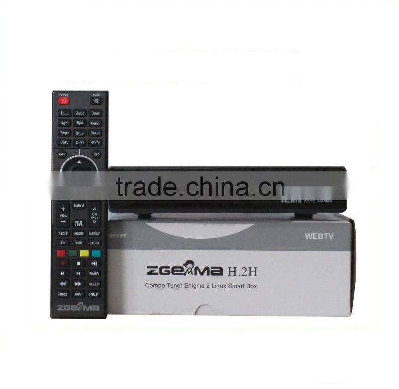 Genuine Zgemma H.2H dvb-s2+dvb-t2/c receiver linux tv box