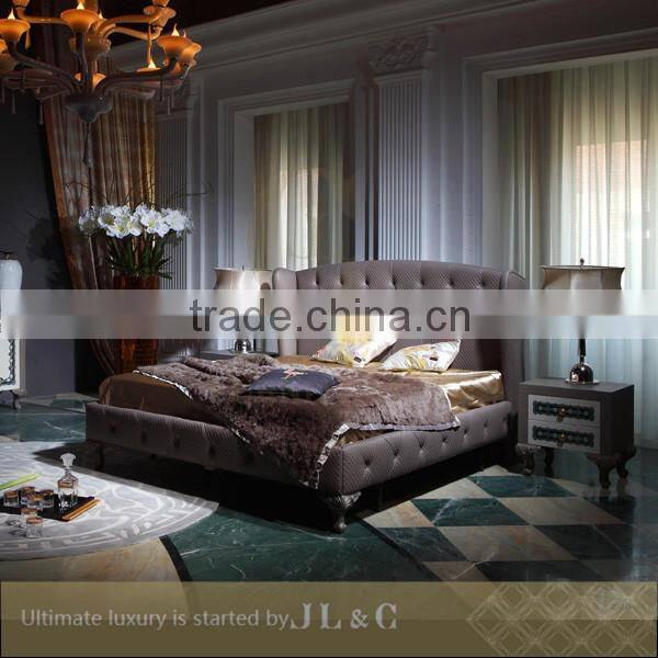 AB14-13 Nightstand Silk Printing Pattern in Bedroom from JL&C Luxury Home Furniture Lastest Designs 2016 (China Supplier)