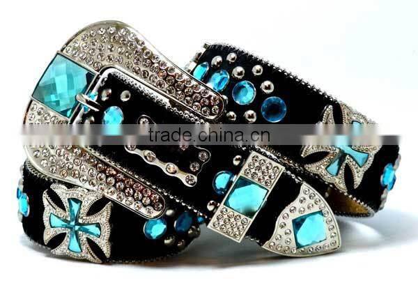 Western Cowgirl Berry Turquoise Concho Belt Manufacturer