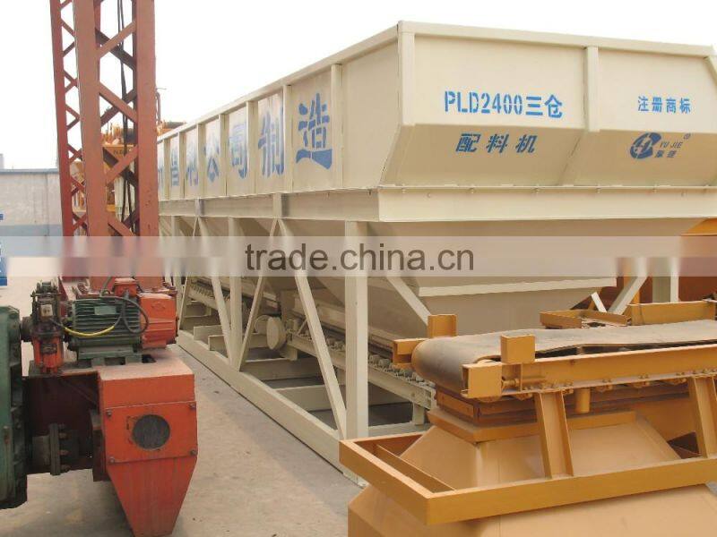 Unique patent in China PLD2400 automatic batching equipment,high quality concrete batching machine for plant