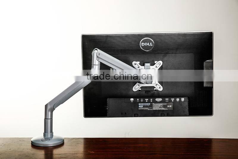 jiaxing swing armArticulating monitor arms with integrated cable management 18" to 28" Lcd monitor arm