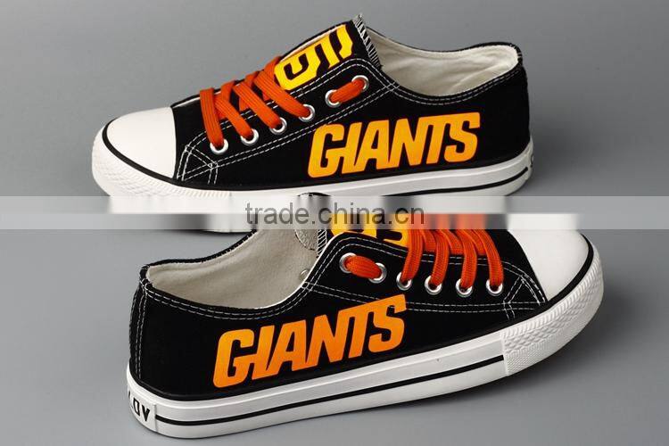 2015 hot sales high quality printed canvas shoes