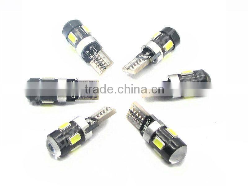 Hot sale T10 194 168 W5W 5630 LED 6 SMD White automotive led bulbs
