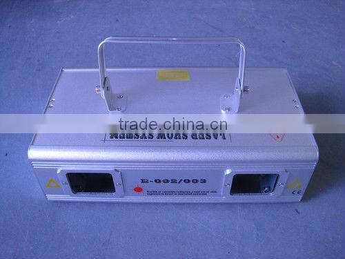 double red and green laser light