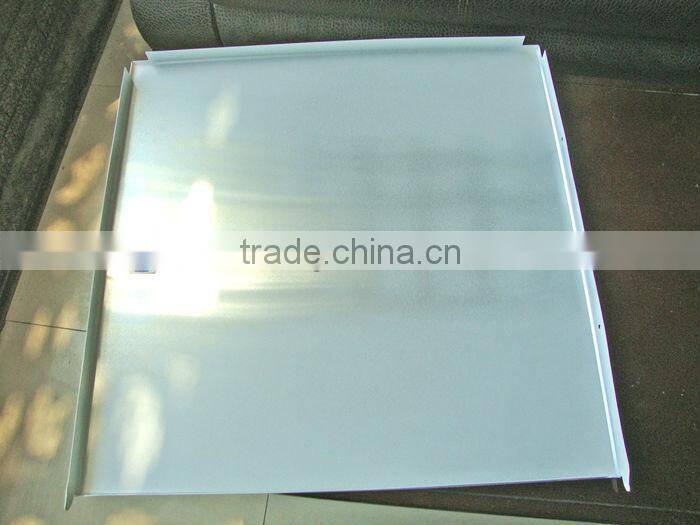 Aluminum swing down ceiling tile with ear 600*600