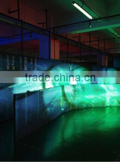 p6.25 indoor full color flexible led display mesh