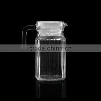 210ml reusable high transparent round glass jar