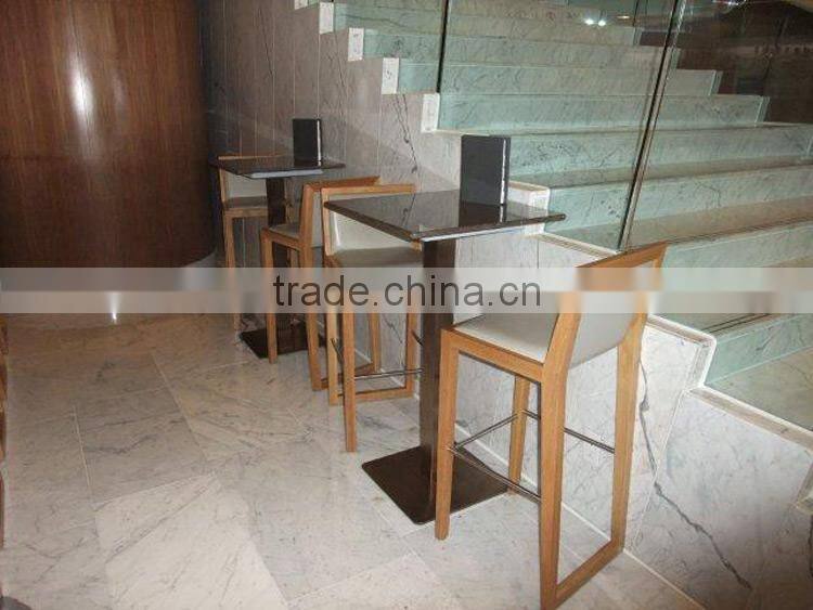 New general style commercial furniture solid wood leg bar stool chair