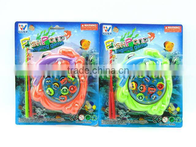 Plastic wind up indoor fishing games for kid