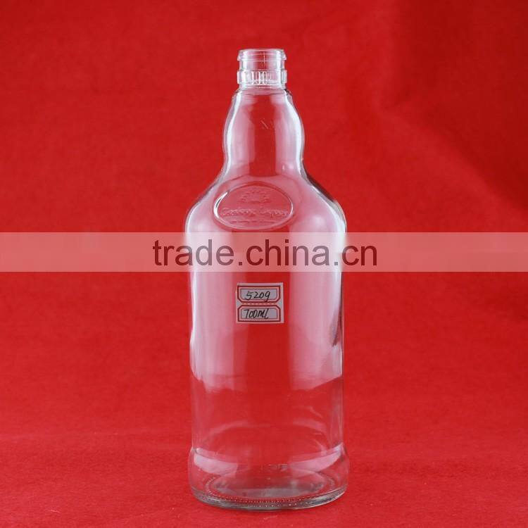 New design glass bottle glass beverage bottle wholesale brand your own vodka