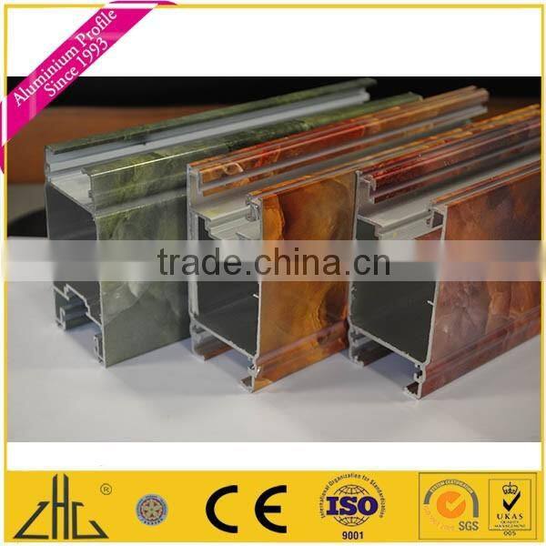Wow!! Color rendering aluminium extrusion profile OEM, artistic texturing aluminium profile, ceramic color aluminium extrusion