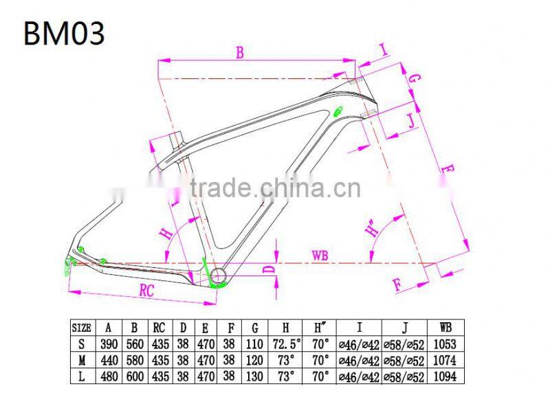 China manufacture special discount mountain bike water bags