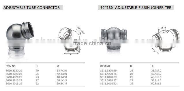 inox railing fittings stainless steel handrail elbow in balustrades and railings