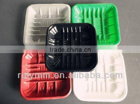 PET material plastic packing tray