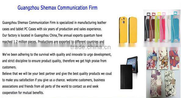 Factory price leather flip cover case for blackberry z3