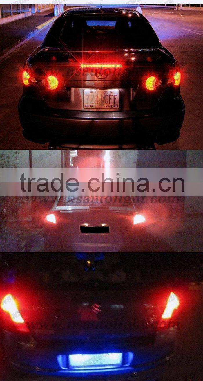 Powerful Canbus Error Free 1156 LED bulbs White Red Blue yellow PY21W Bulb for Audi A3 S3 8P 8PA 2003-2011 parking reverse light