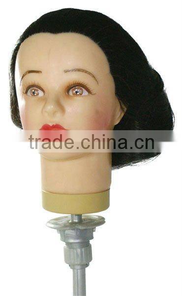 Professional salon synthetic training head wig N026
