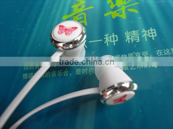 Cutomized promotion MP3 stylish in-ear earphone & headphone