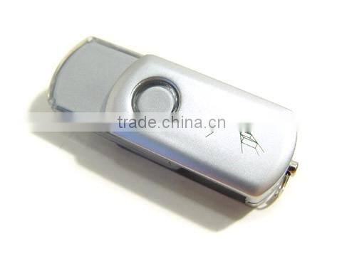 Most popular metal twist swivel USB great for gift market promotioal USB stick