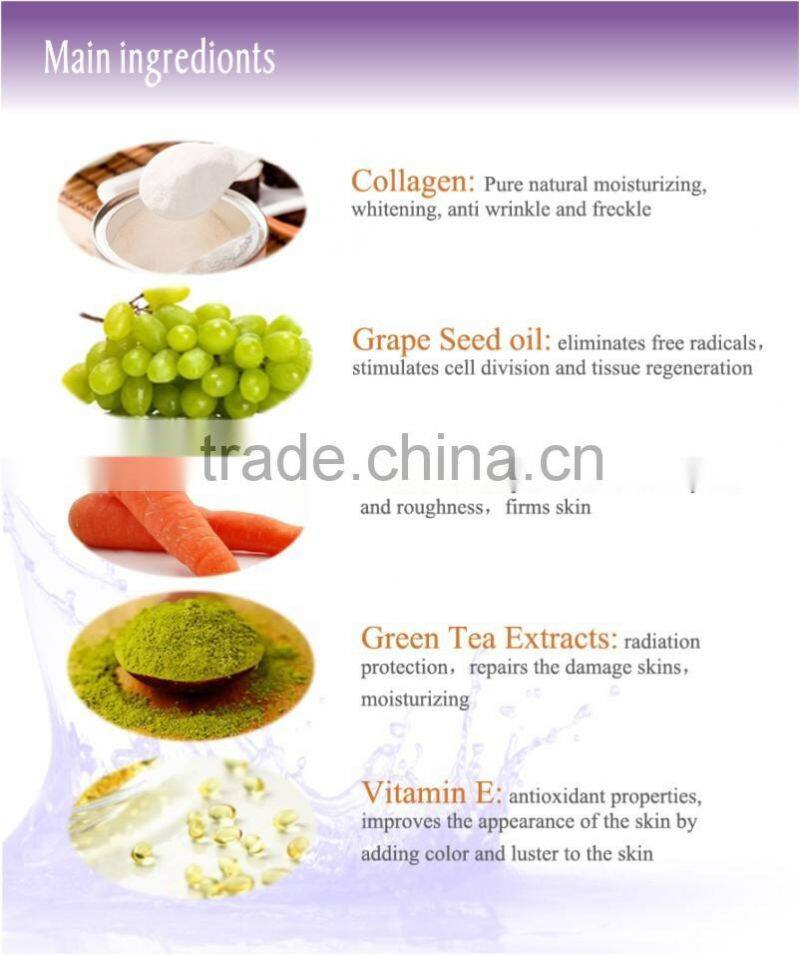 OEM moisturize whitening anti-wrinkle facial rose sleep gel mask