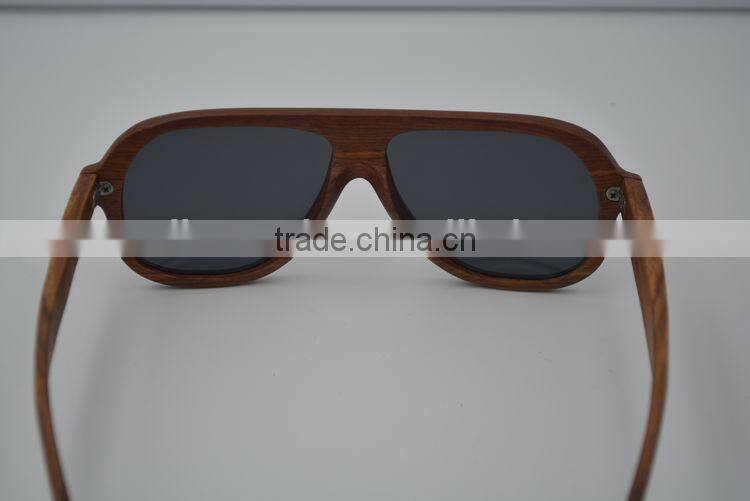 2015 OEM Factory 100% Nature Wooden Sunwear Wholesale Handmade Custom Eyewear Wooden Sunglasses Frames