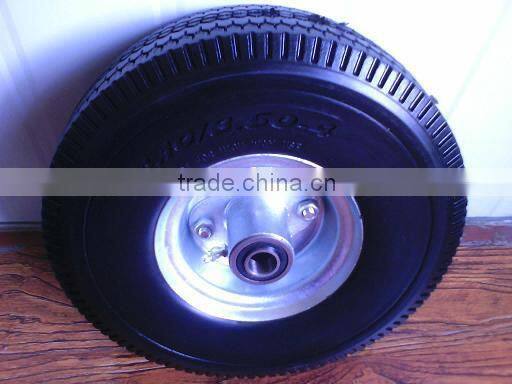 flat free tires / trolley wheel / rubber wagon wheels