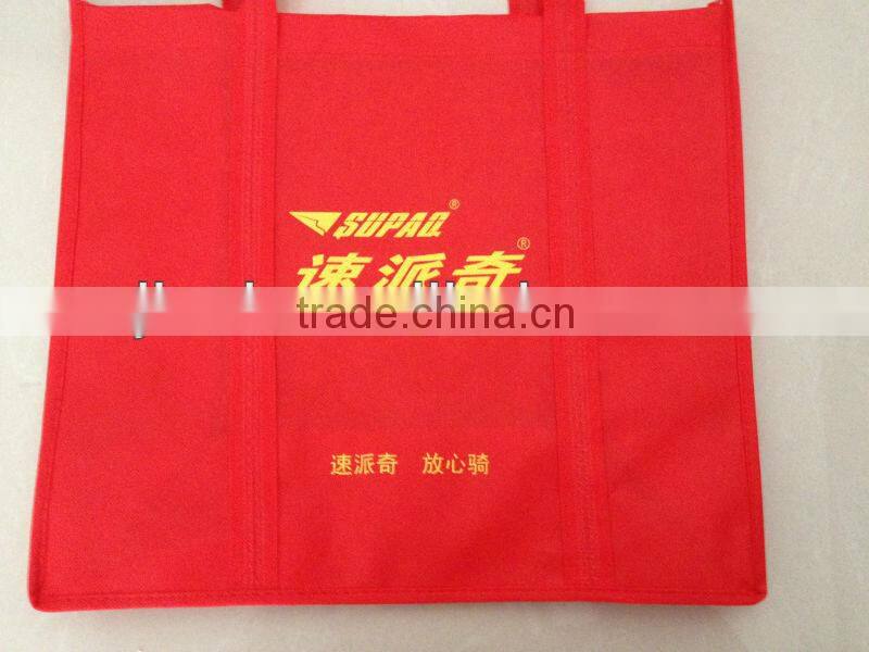 Ultrasonically welded non-woven hand bags