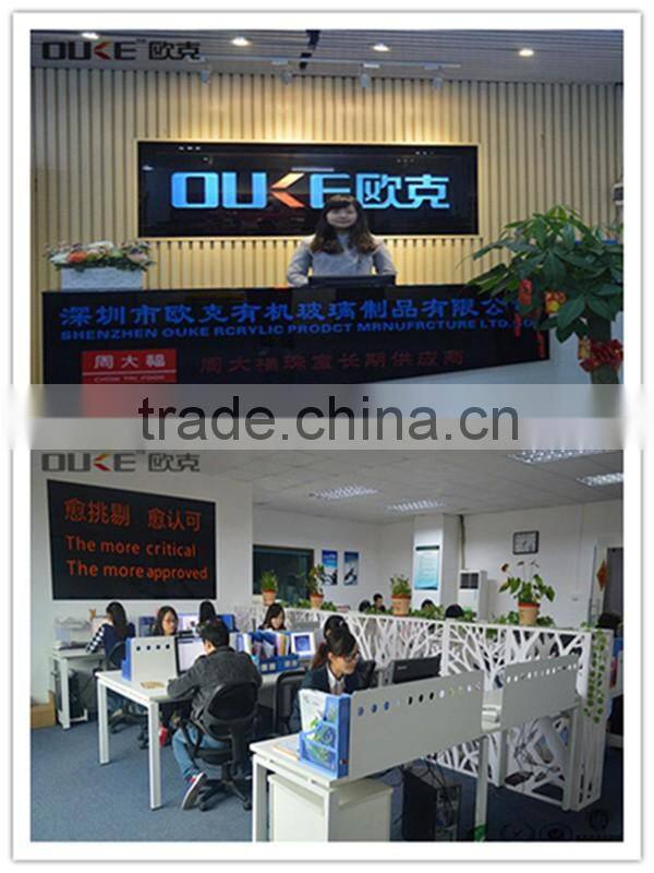 High quality clear acrylic cosmetic organizer with drawer