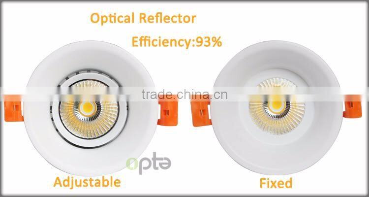 12W Die-cast aluminum downlight led 230v dimmable 18/36deg natural white 4000k LED downlight