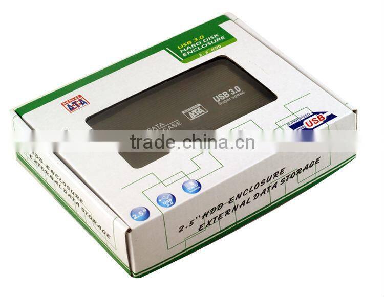 USB 3.0 2.5" SATA Hard Drive Disk Case Enclosure External Notebook Laptop Black