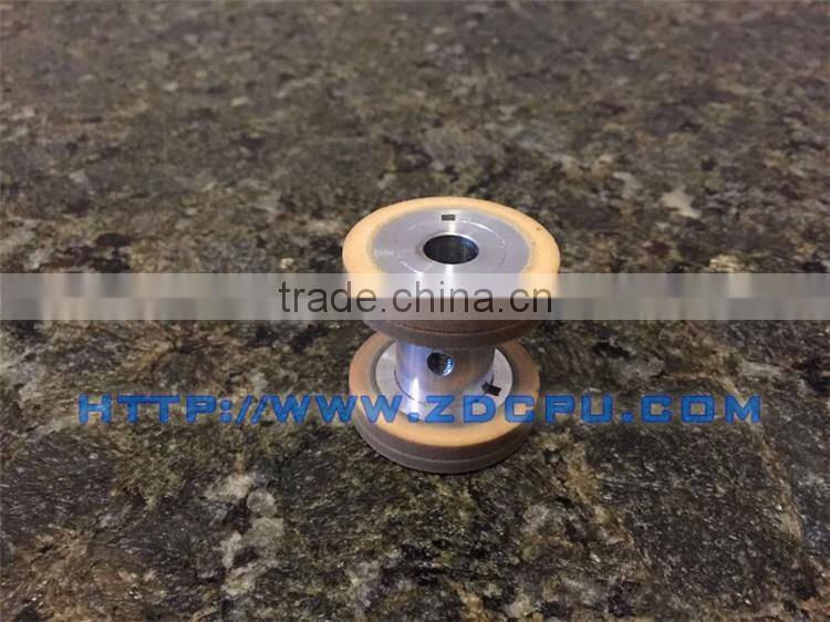 2016 new low friction durable rubber pulley wheels