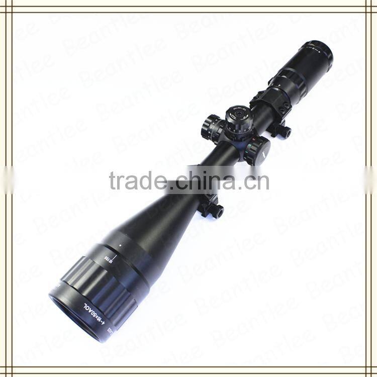 3 levels illuminated objective lens parallax correction, fast focus and beauty scope