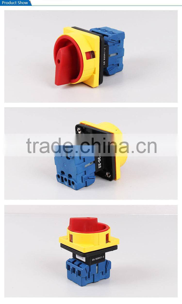 LW30 Series CE Approved 3 Position Electrical Permutator Switch 32A (LW30-32)