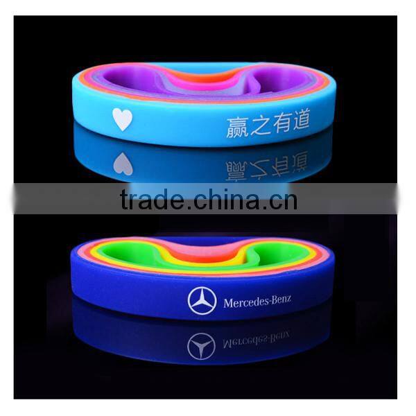 Special custom silicone rubber bracelet/silicone rubber bracelet