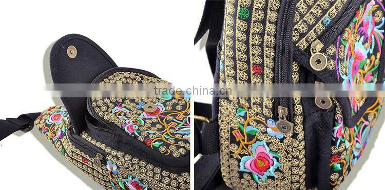 2016 Newest style multi waist pack embroidery shoulder bags for women