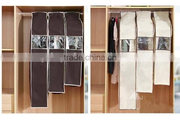 Hot sale Design Suit cover Garment Bag Clothing Dust Cover with PVC Window