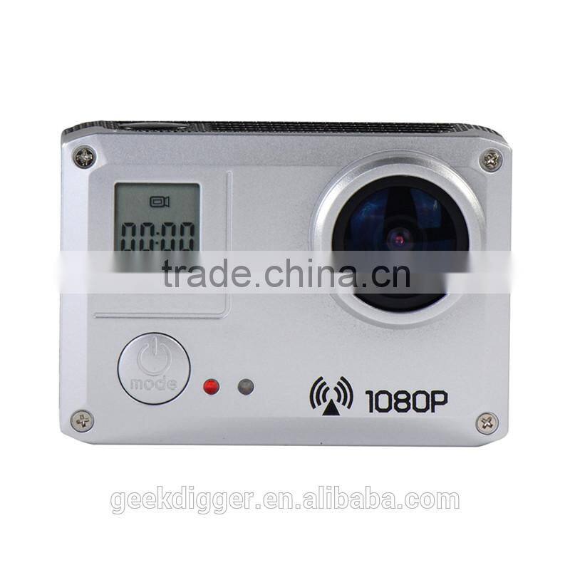 Black AMK5000S Outdoor Wifi Action Camera Video HD DV Car DVRWaterproof 30M Shockproof 20MP 1080P