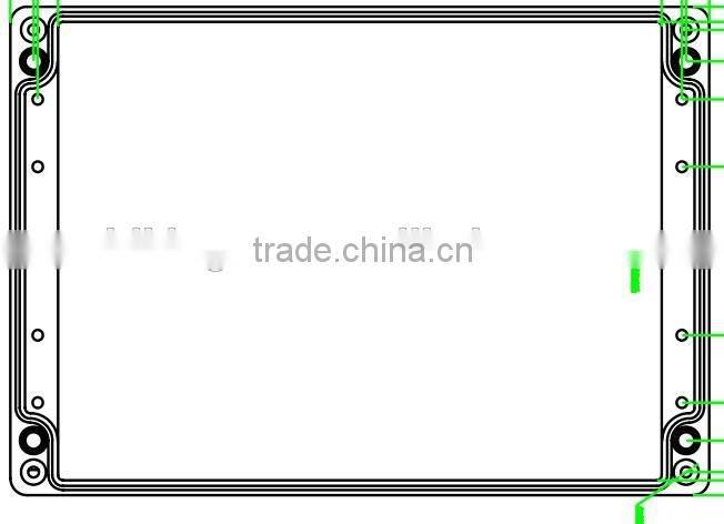 ip66 outdoor enclosure with hinged 332*232*180mm