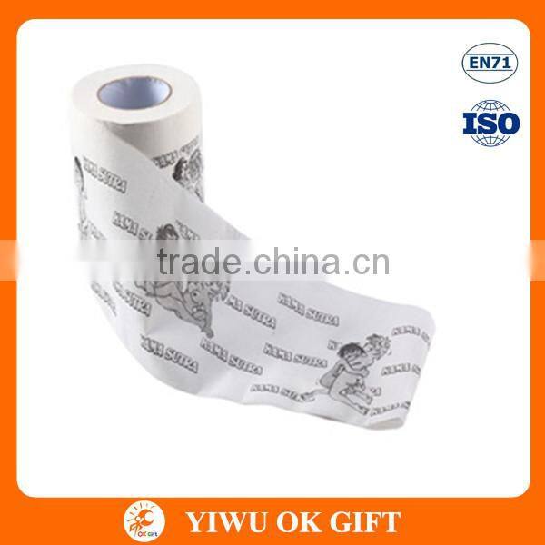 Sexual life patterned toilet paper roll, toilet tissue paper, patterned toilet paper roll