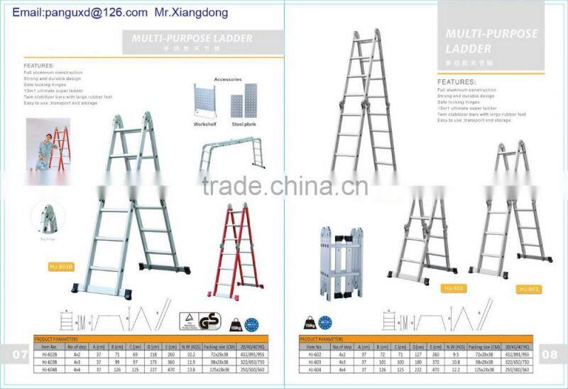 4*3Multi -purpose Joint Aluminum ladder