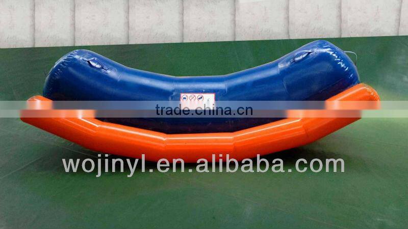 Inflatable obstacle water game floating products