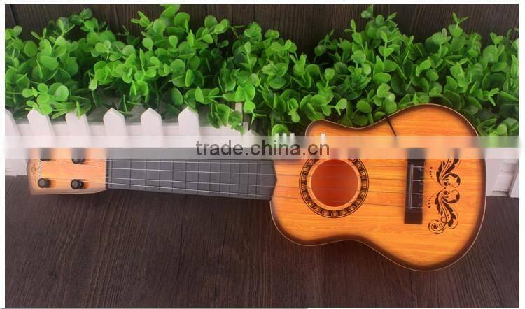 Plastic toy Simulation 4-string guitar toys educational toys for kids.simulation plays the guitar toys ,cheap toys,EN71. 7P